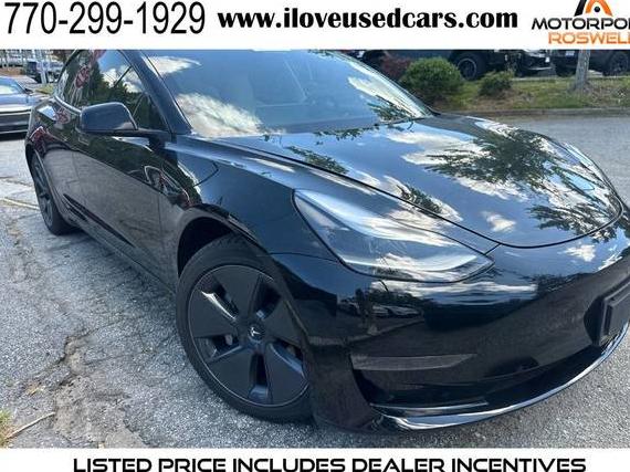 TESLA MODEL 3 2022 5YJ3E1EB0NF272510 image